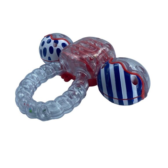 Little Tikes Baby Crab Rattle Toy With Textured Teething Ring & Colorful Beads - Picture 3 of 5